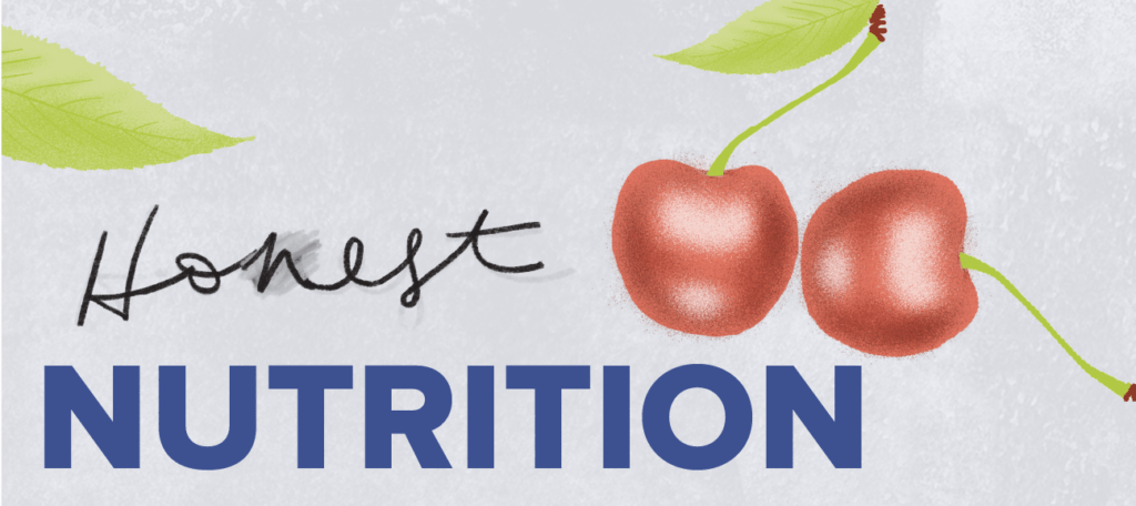 honest nutrition two cherry header illustration